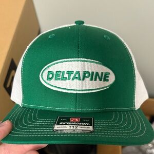 Deltapine Green and White Trucker Hat